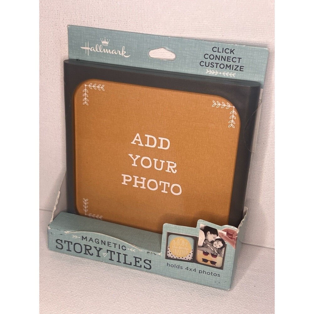 Hallmark Magnetic Story Tiles 4x4 Photo Display Click Connect